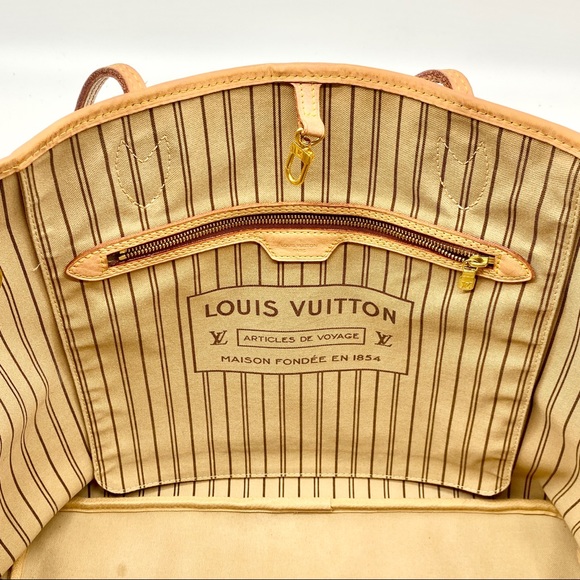 LOUIS VUITTON MONOGRAM NEVERFULL GM TOTE AUTHENTIC - Picture 10 of 11